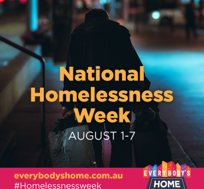 Homelessness Week 1st-7th August 2021